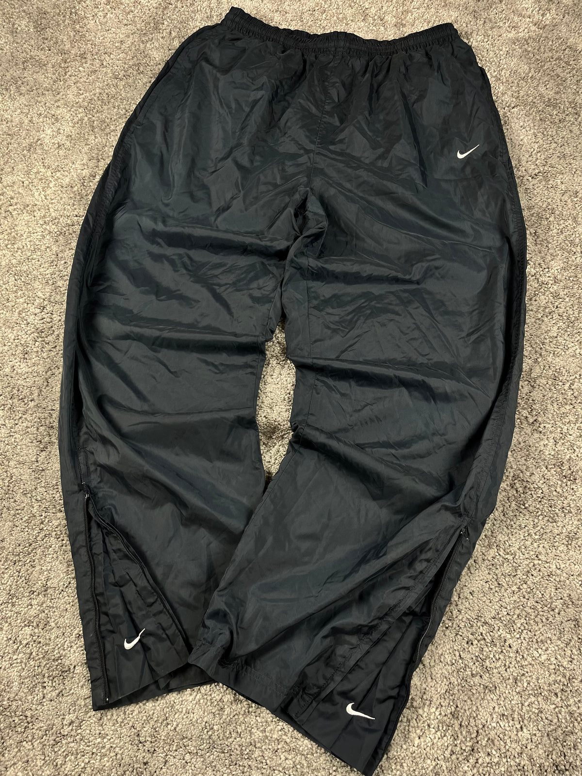 Pantalón de chándal Nike vintage raro de los años 2000 "Negro" (XL)