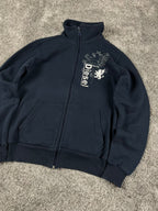 Diesel TrackJacket Vintage 2000s "Navy/White" (S)