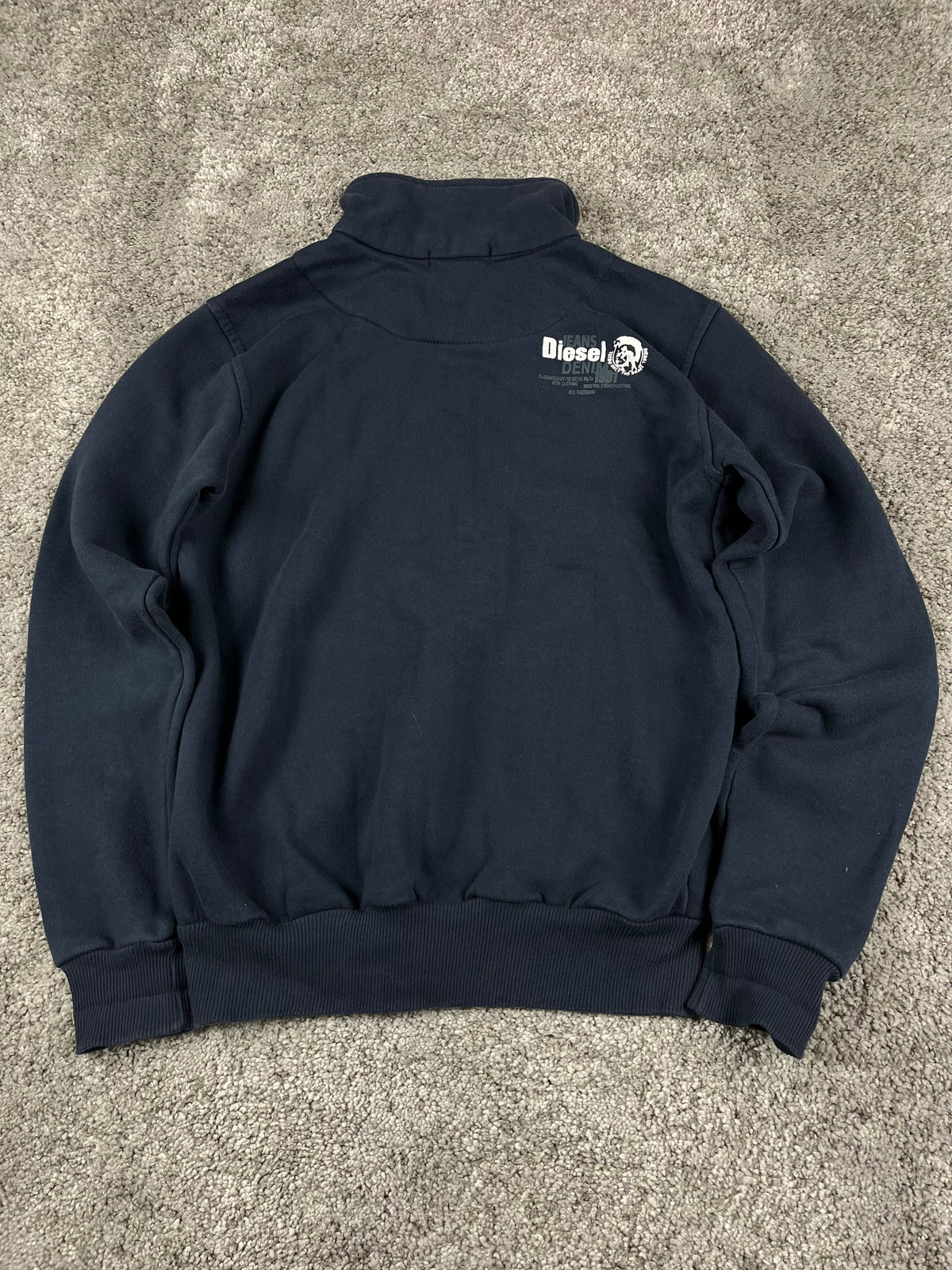 Diesel TrackJacket Vintage 2000s "Navy/White" (S)