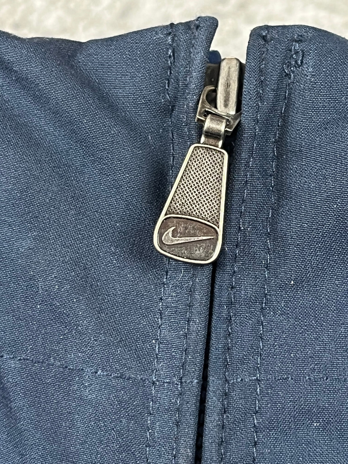 Gilet matelassé Nike vintage années 2000 "Bleu marine/Bleu" (XXL)