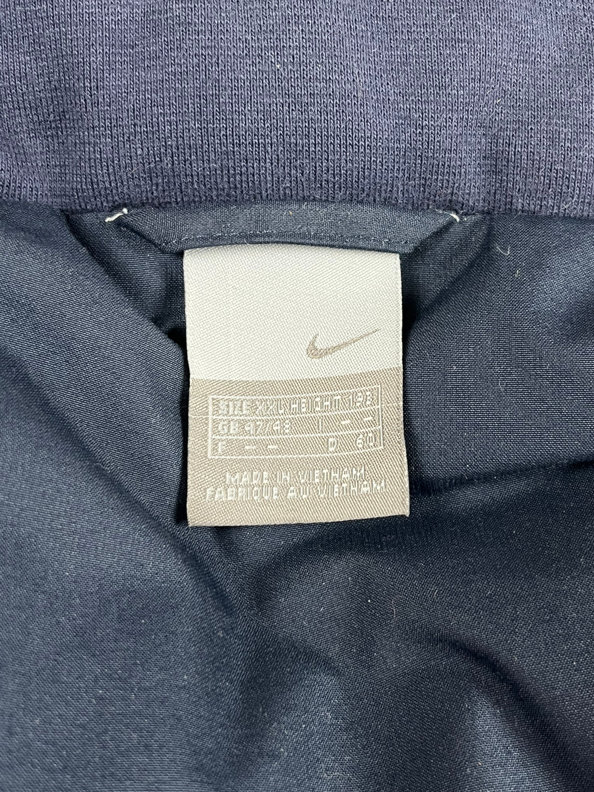 Gilet matelassé Nike vintage années 2000 "Bleu marine/Bleu" (XXL)