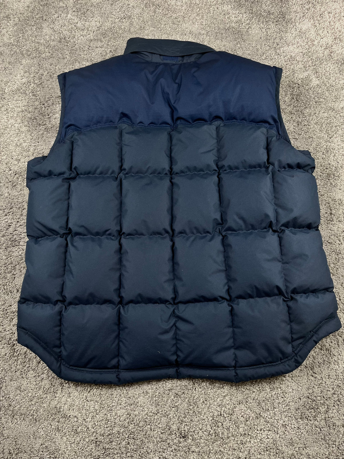 Gilet matelassé Nike vintage années 2000 "Bleu marine/Bleu" (XXL)