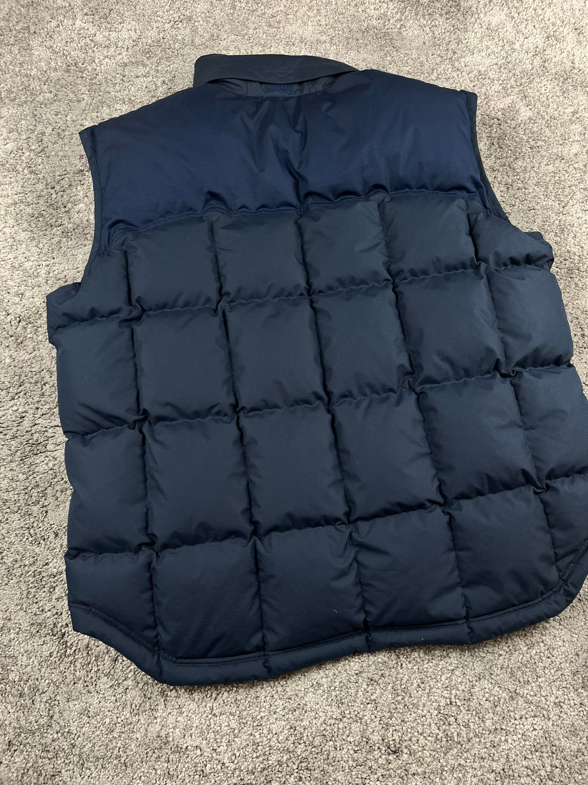 Gilet matelassé Nike vintage années 2000 "Bleu marine/Bleu" (XXL)