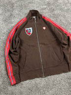 Veste de survêtement Nike vintage années 2000 "Marron/Rouge" (L)
