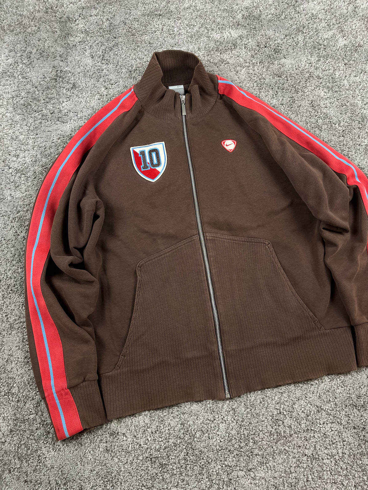 Nike TrackJacket Vintage 2000s "Brown/Red" (L)
