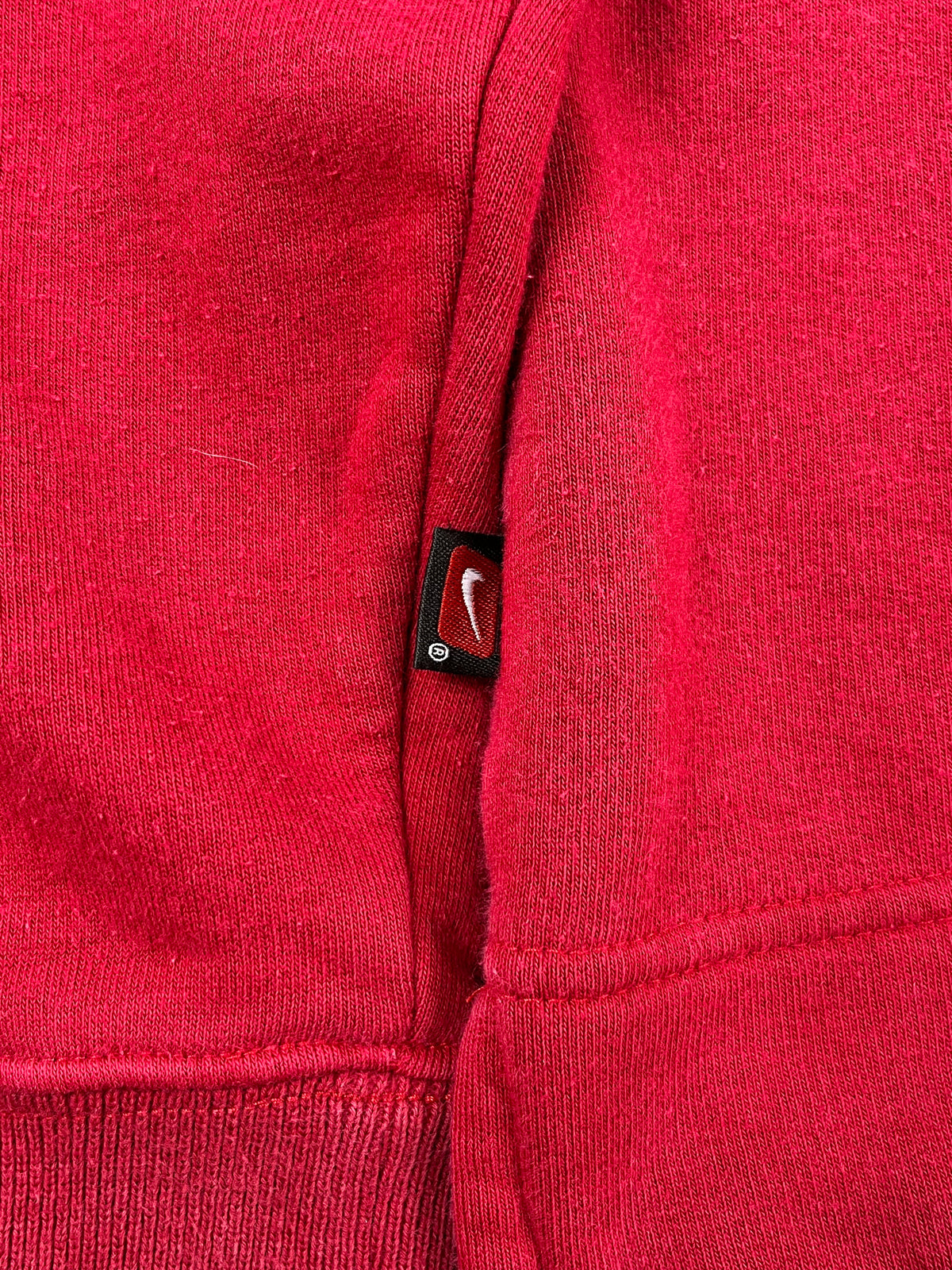 Sudadera con capucha Nike vintage años 2000 "Rojo/Negro" (XL)