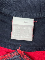 Sudadera con capucha Nike vintage años 2000 "Rojo/Negro" (XL)