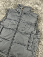 Nike Puffer Vest Vintage 2000s "Gray/Black" (M)