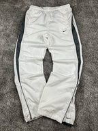 Pantalon de survêtement Nike vintage années 2000 "Blanc/Gris" (M)
