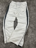 Pantalon de survêtement Nike vintage années 2000 "Blanc/Gris" (M)