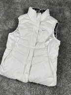 Nike Puffer Vest Reversible Vintage 2000s "White" (XS)
