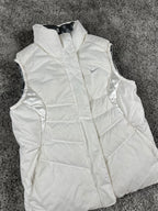 Nike Puffer Vest Reversible Vintage 2000s "White" (XS)