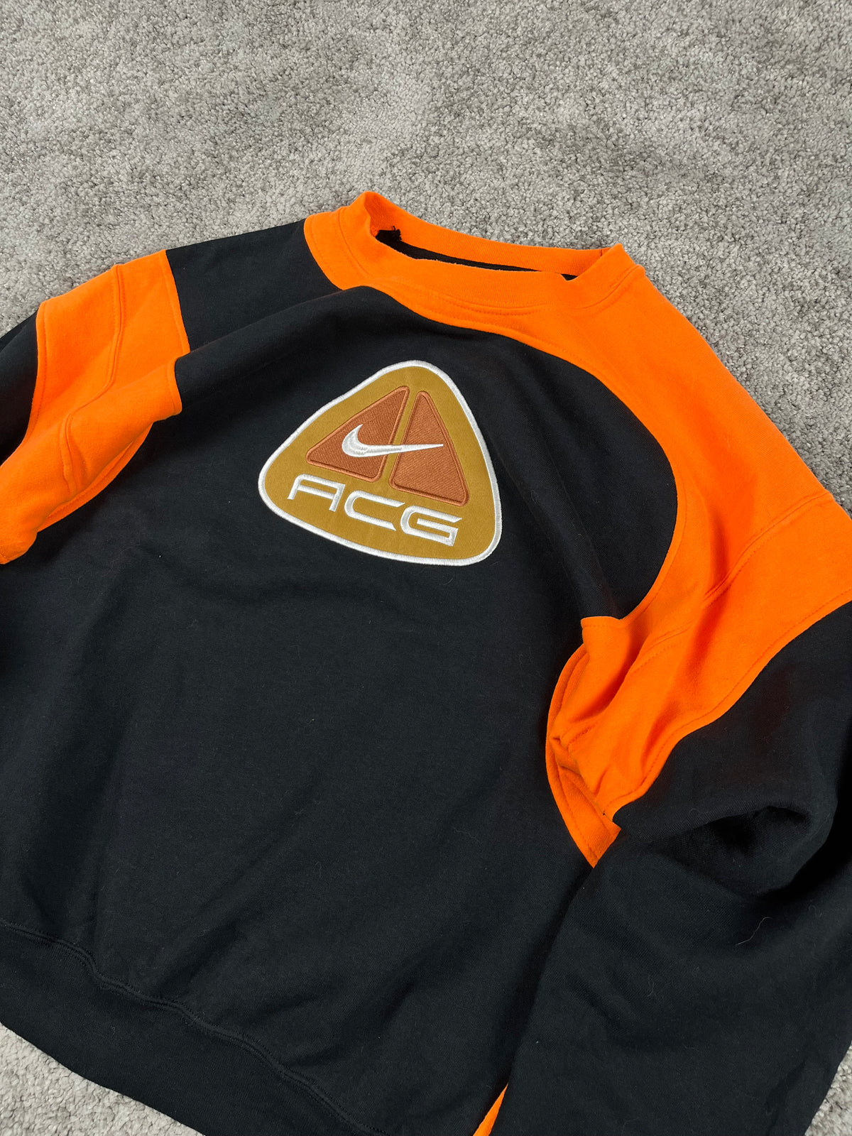 Nike ACG Hoodie Vintage 2000s "Black/Orange" (L)