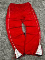 Pantalon de survêtement Nike vintage années 2000 "Rouge/Blanc" (XL)