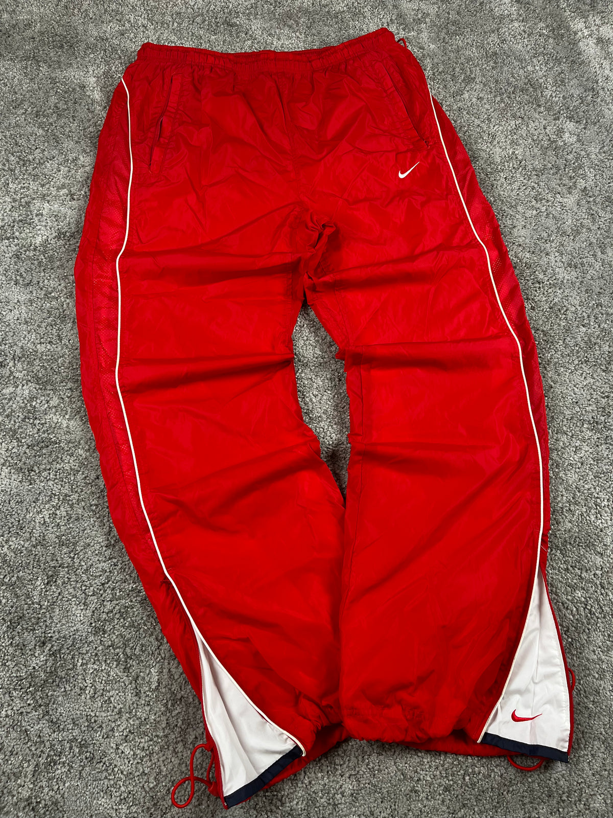 Nike Trackpant Vintage 2000s "Red/White" (XL)