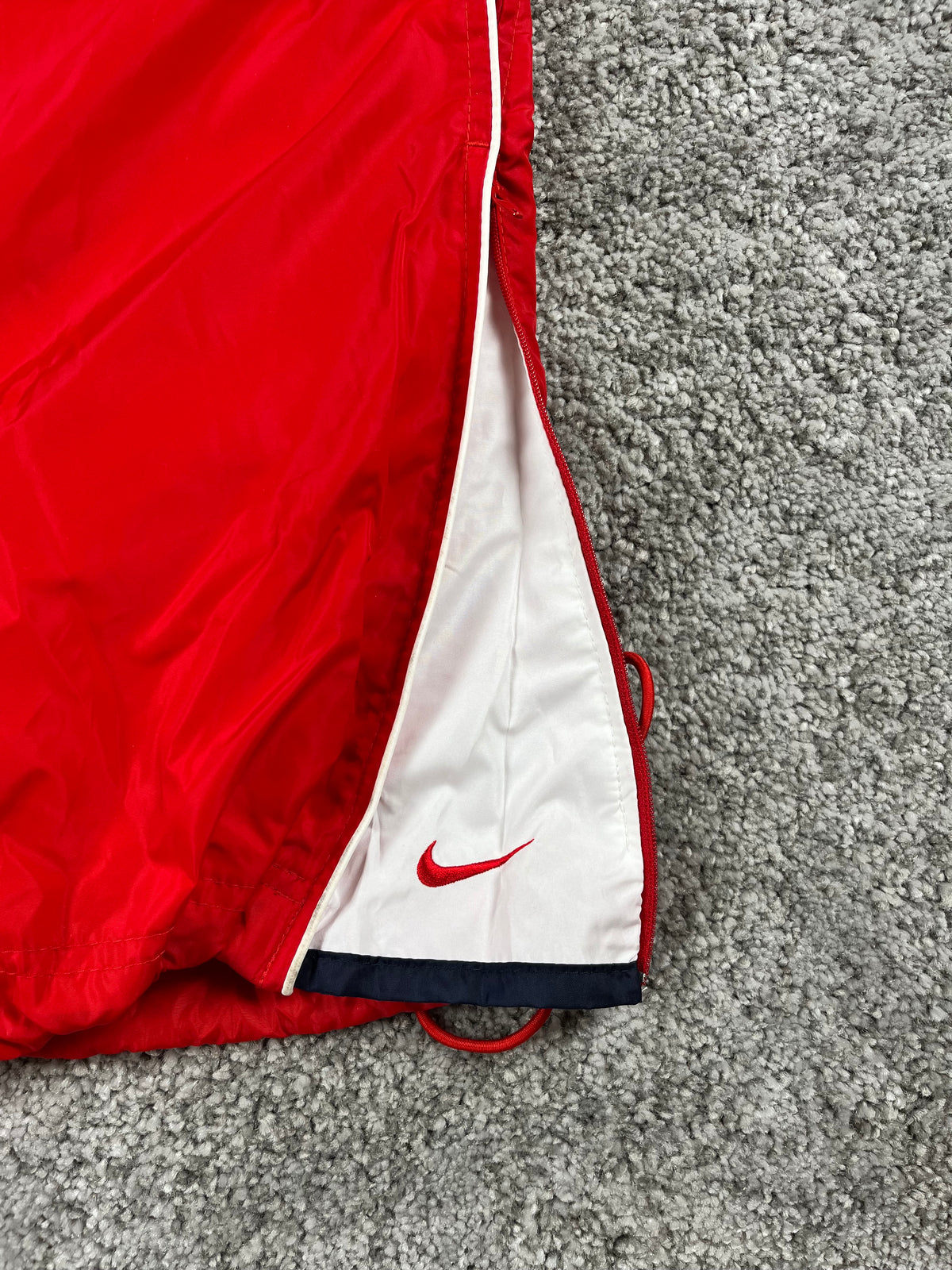 Pantalon de survêtement Nike vintage années 2000 "Rouge/Blanc" (XL)