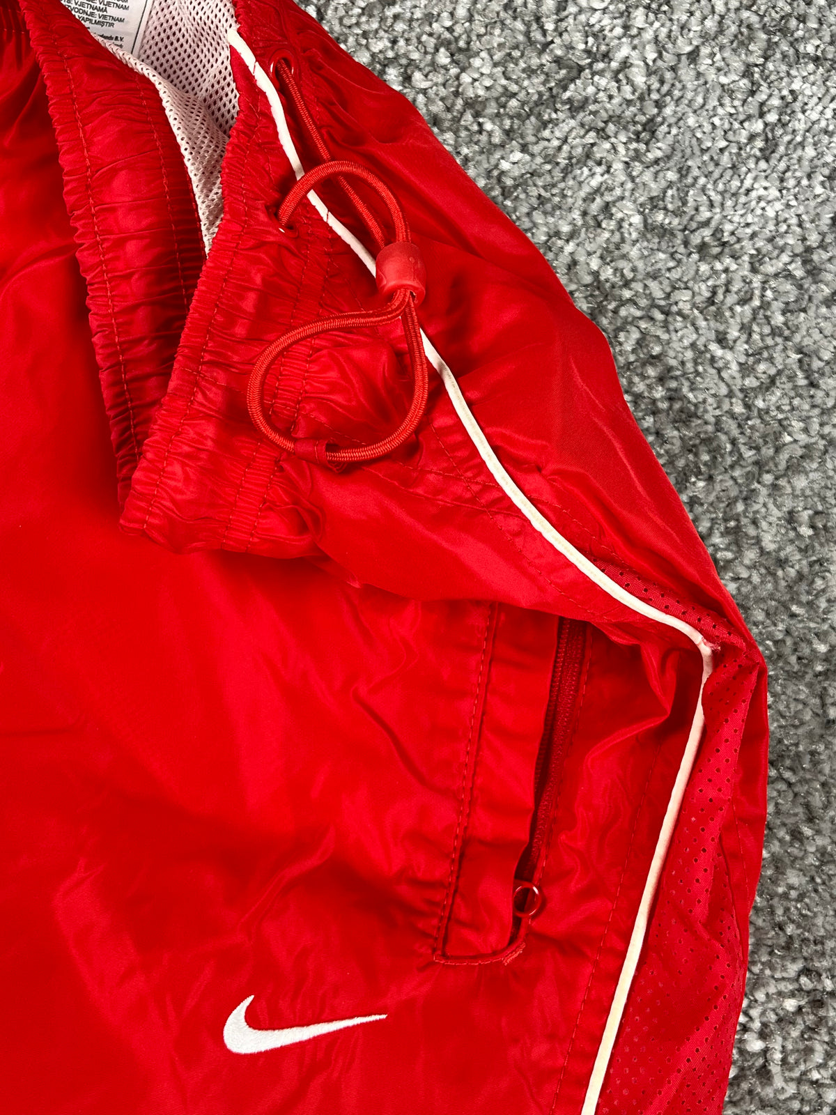 Pantalon de survêtement Nike vintage années 2000 "Rouge/Blanc" (XL)