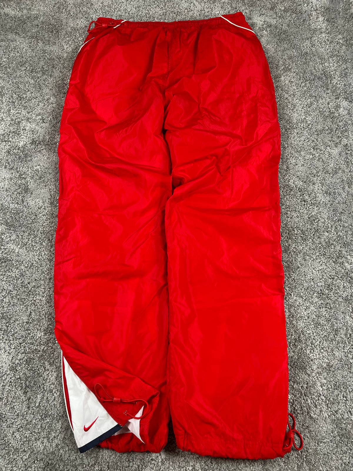 Pantalon de survêtement Nike vintage années 2000 "Rouge/Blanc" (XL)
