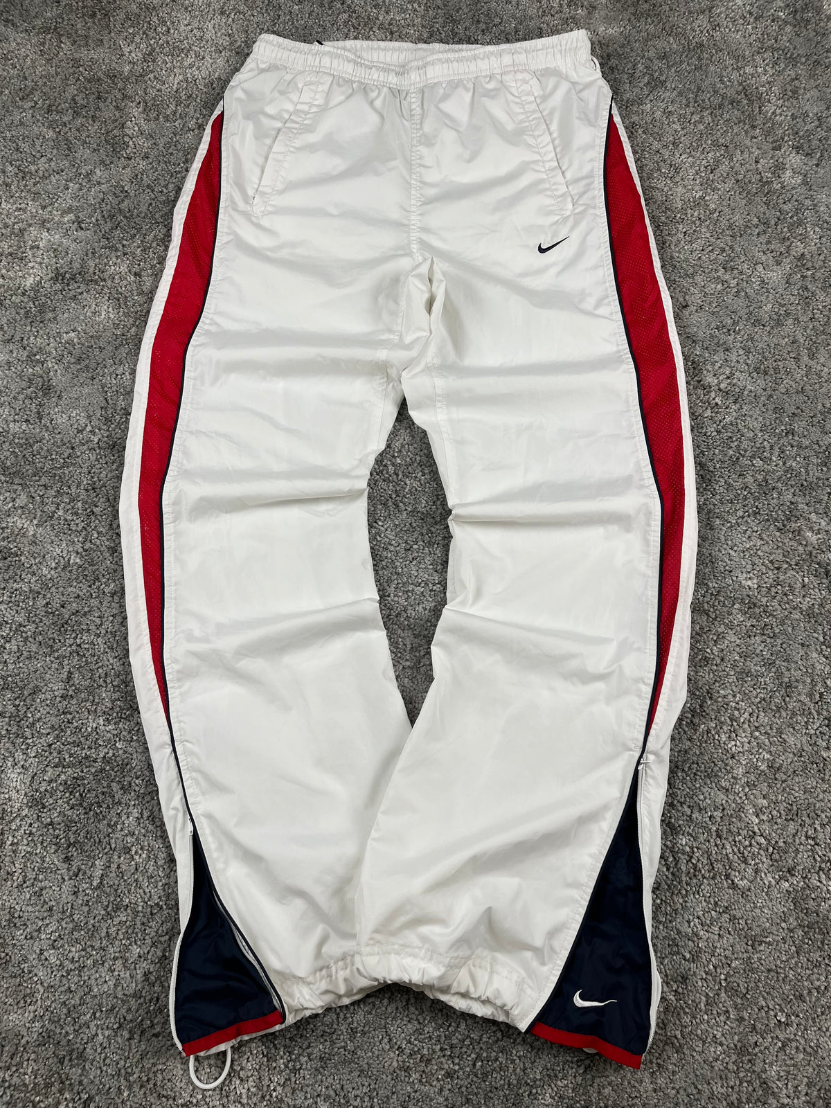 Nike Trackpant Vintage 2000s "White/Red/Navy" (M)