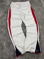 Pantalon de survêtement Nike vintage années 2000 "Blanc/Rouge/Marine" (M)