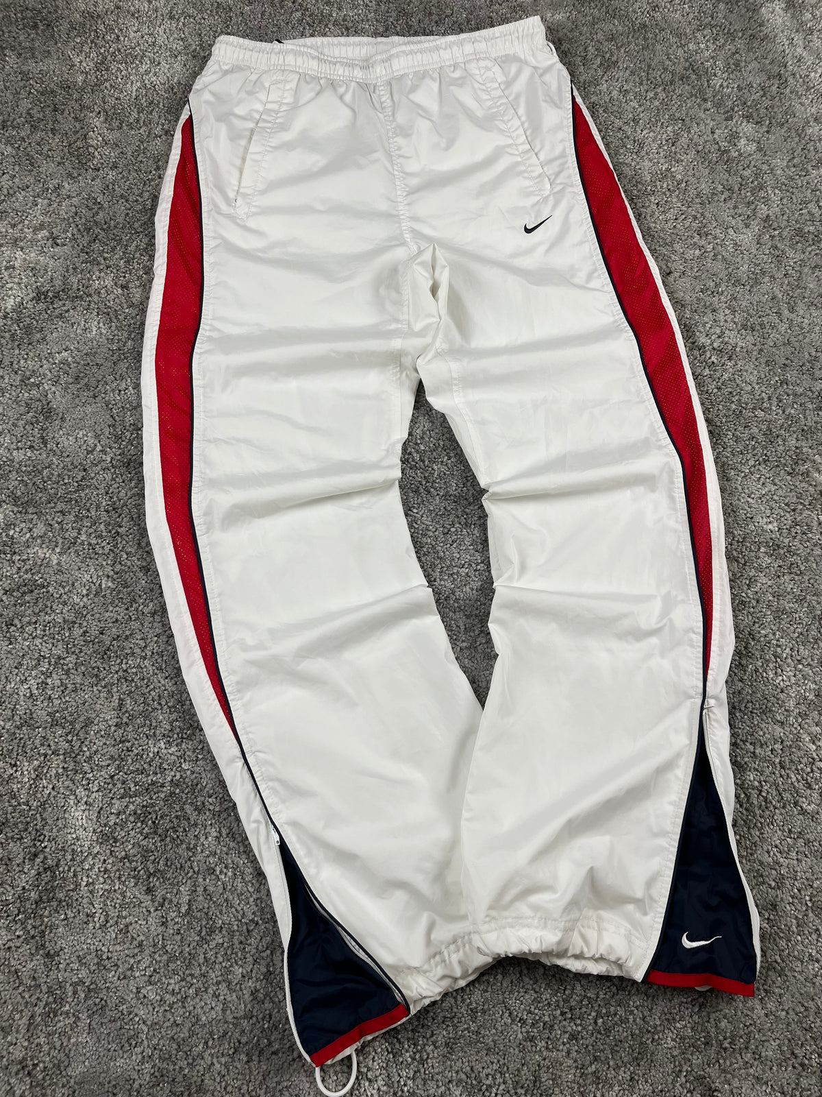Nike Trackpant Vintage 2000s "White/Red/Navy" (M)
