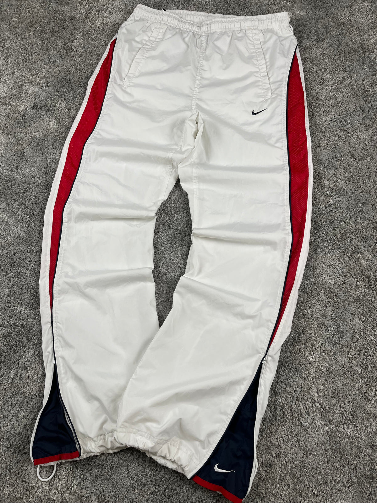 Nike Trackpant Vintage 2000s "White/Red/Navy" (M)