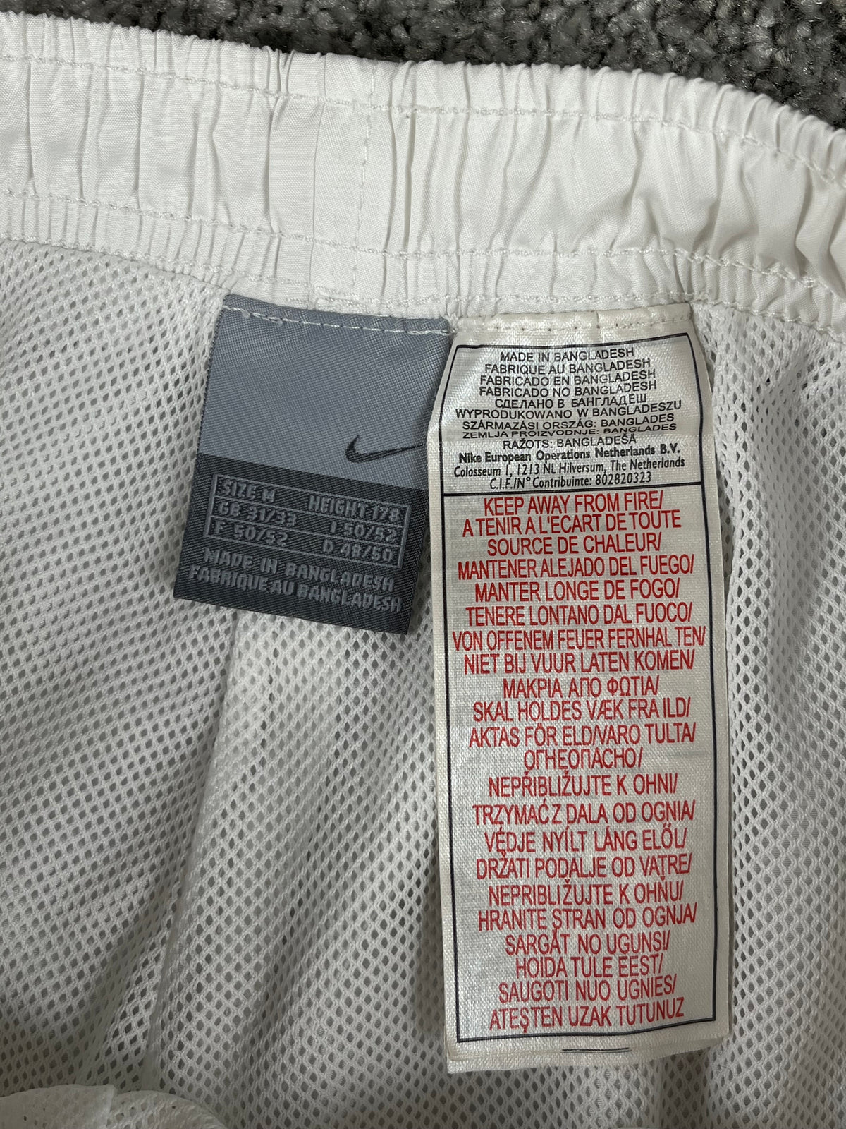 Pantalon de survêtement Nike vintage années 2000 "Blanc/Rouge/Marine" (M)