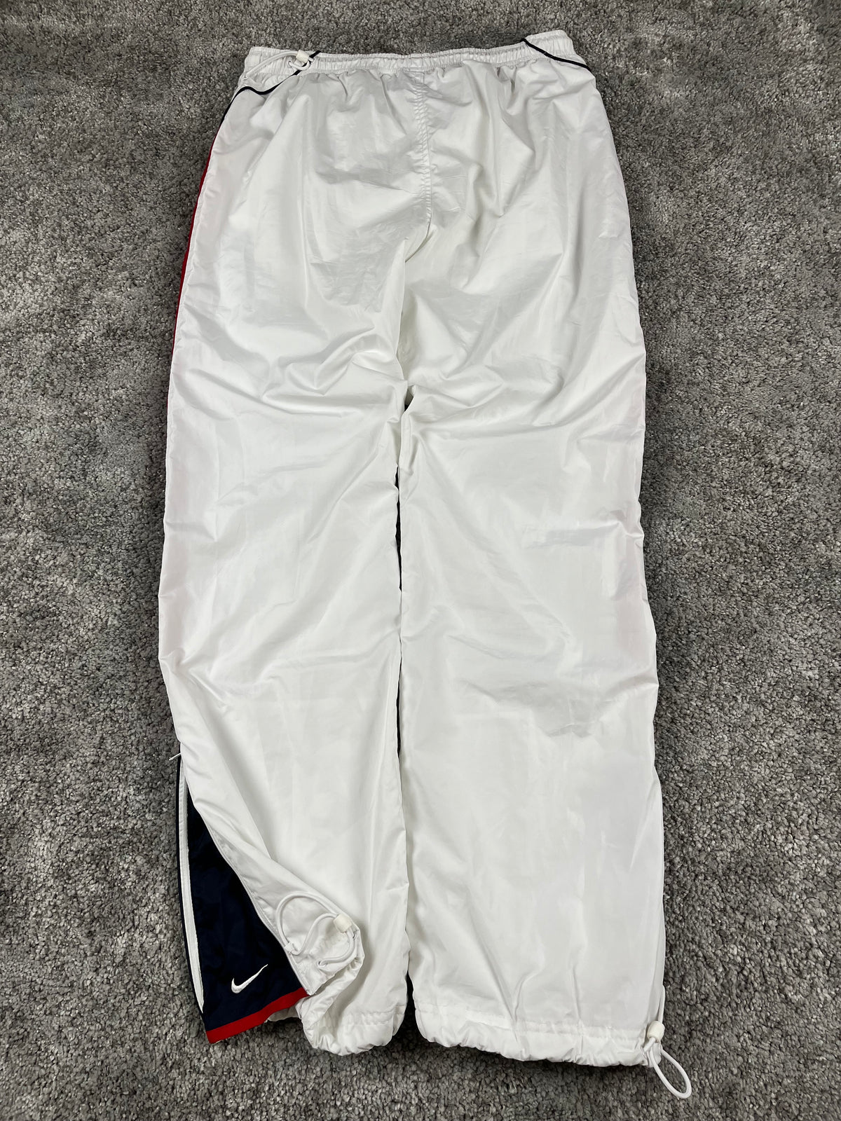 Pantalon de survêtement Nike vintage années 2000 "Blanc/Rouge/Marine" (M)