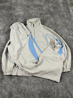 Survêtement Nike vintage années 2000 "Gris/Bleu" (S)