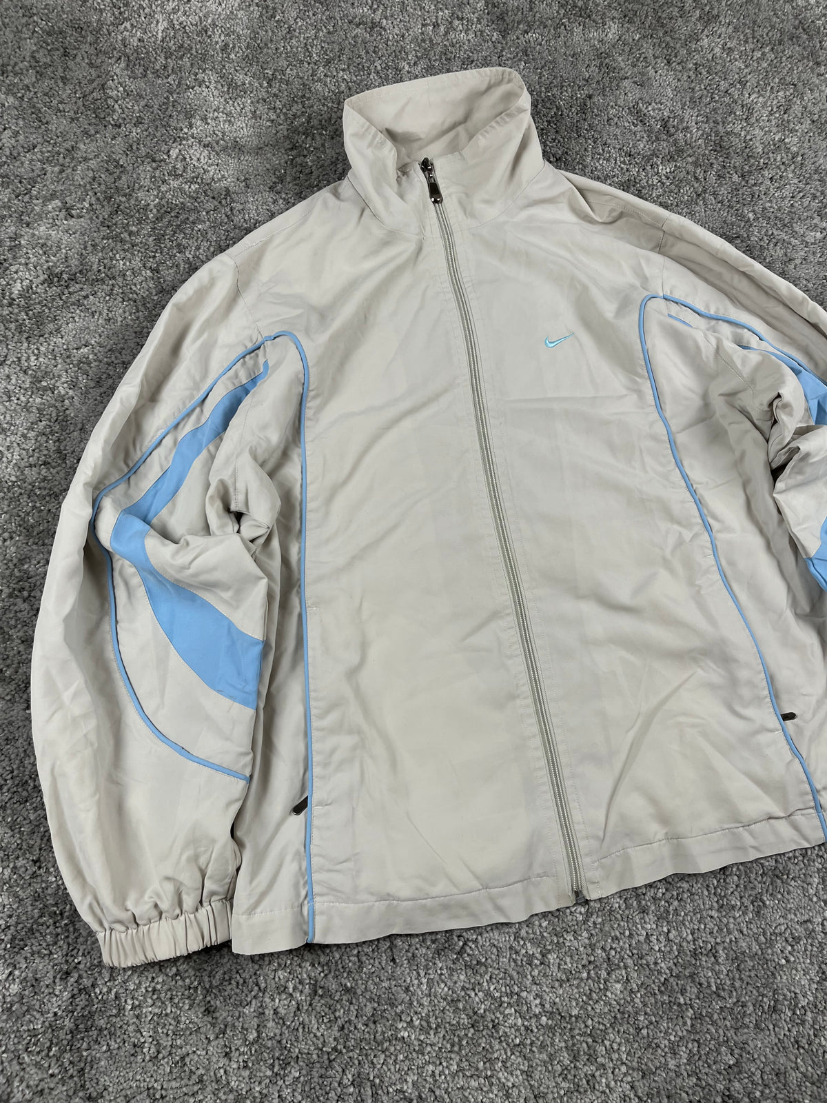 Survêtement Nike vintage années 2000 "Gris/Bleu" (S)