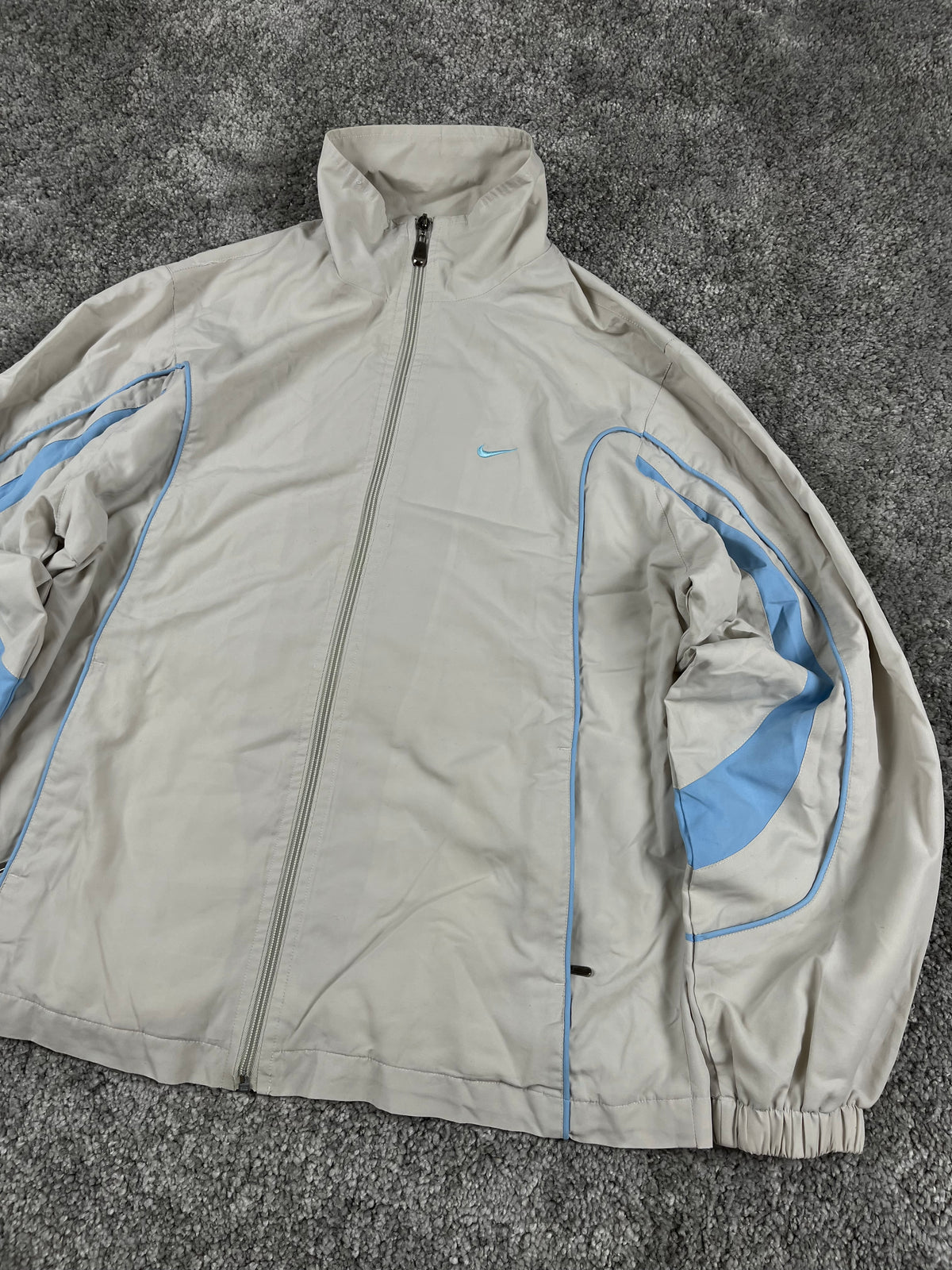 Survêtement Nike vintage années 2000 "Gris/Bleu" (S)