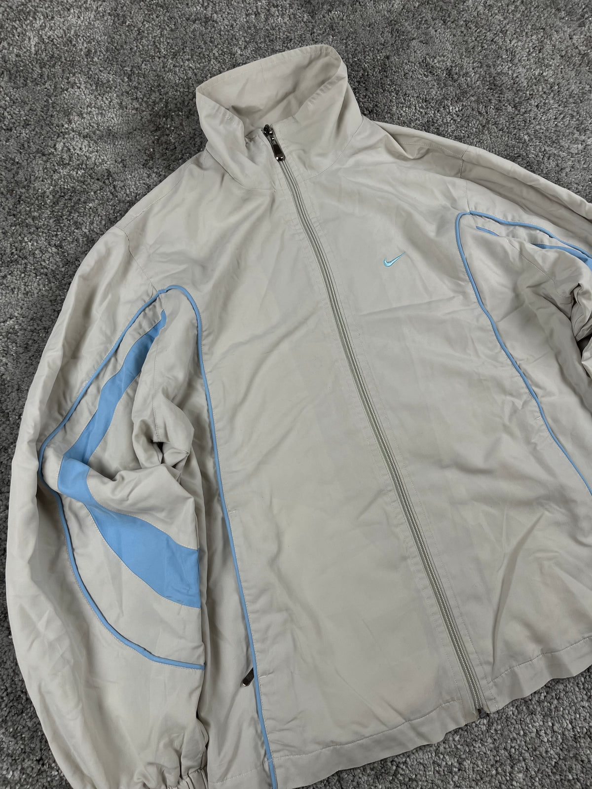 Survêtement Nike vintage années 2000 "Gris/Bleu" (S)