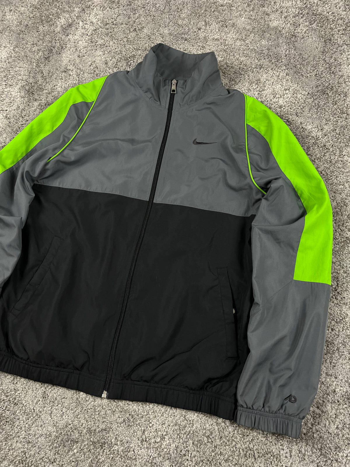 Nike Tracksuit Vintage 2000s "Gray/Green" (S)