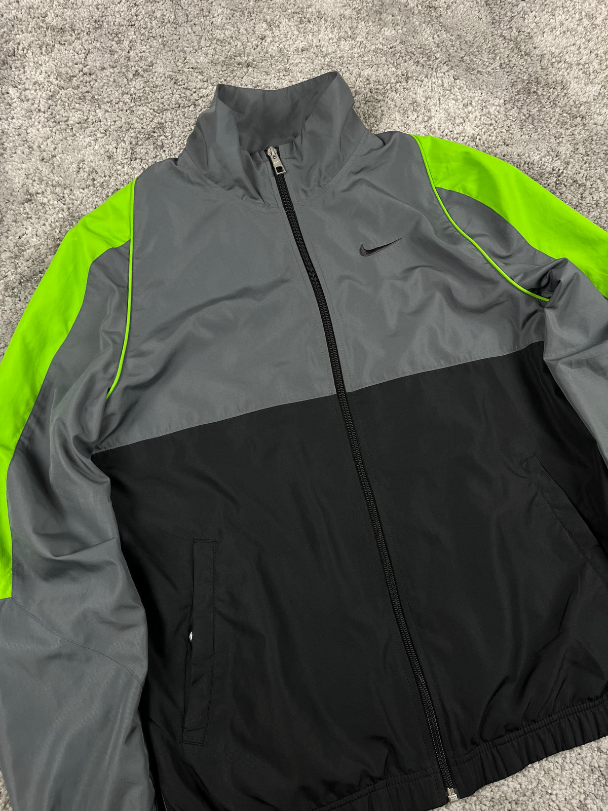 Nike Tracksuit Vintage 2000s "Gray/Green" (S)