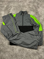 Nike Tracksuit Vintage 2000s "Gray/Green" (S)