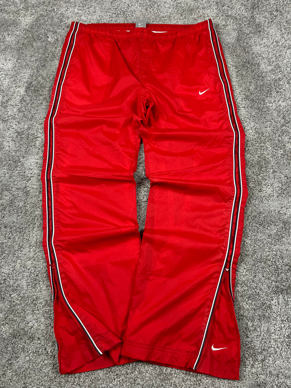 Nike Trackpant Vintage 2000s "Red/White" (L)