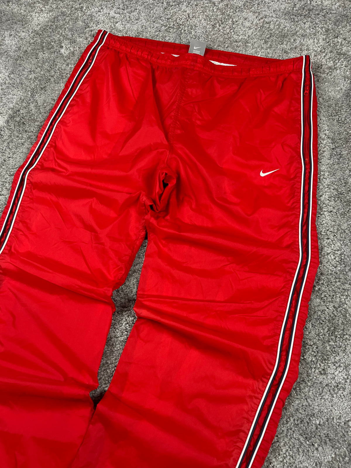 Nike Trackpant Vintage 2000s "Red/White" (L)