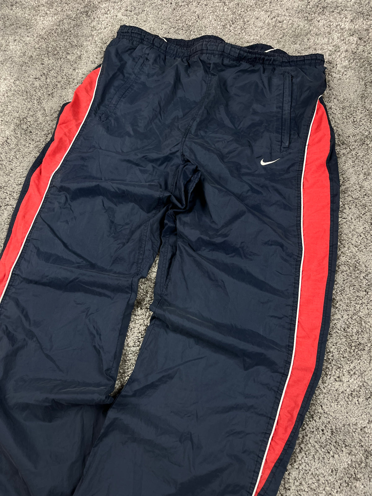 Nike Trackpant Vintage 2000s "Navy/Red" (XL)