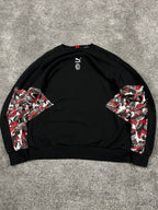 Puma X AC Milan Sweatshirt Vintage "Black/White/Red" (L)