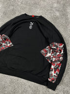 Puma X AC Milan Sweatshirt Vintage "Black/White/Red" (L)