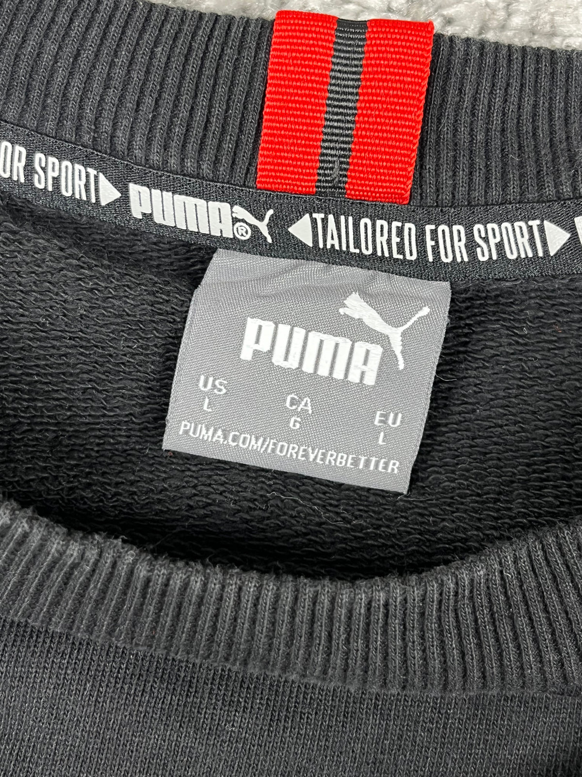 Puma X AC Milan Sweatshirt Vintage "Black/White/Red" (L)