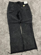Gallery Dept. Flared Jeans Black "Paint & Patch Detail" (34/44)