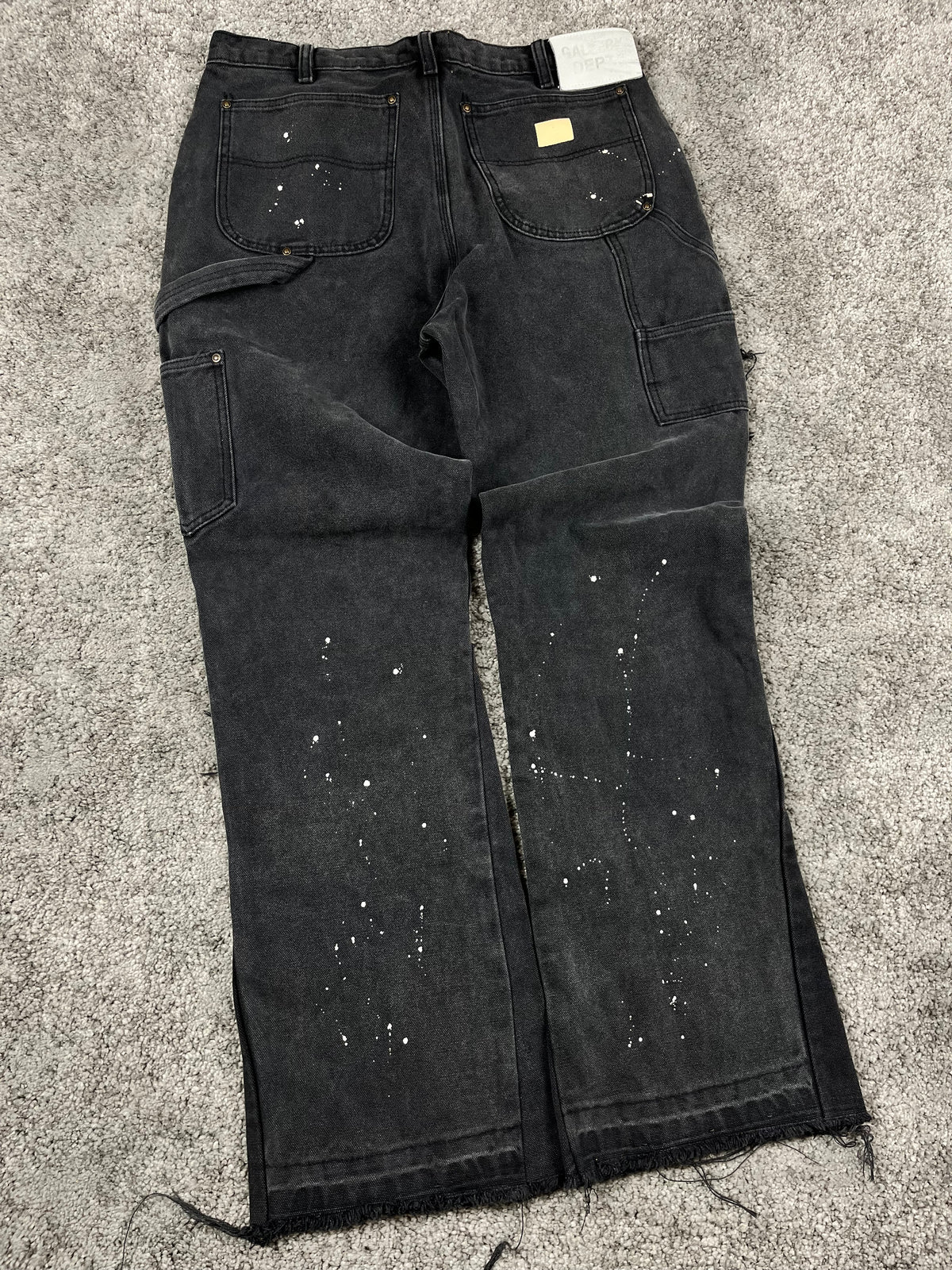 Gallery Dept. Flared Jeans Black "Paint & Patch Detail" (34/44)