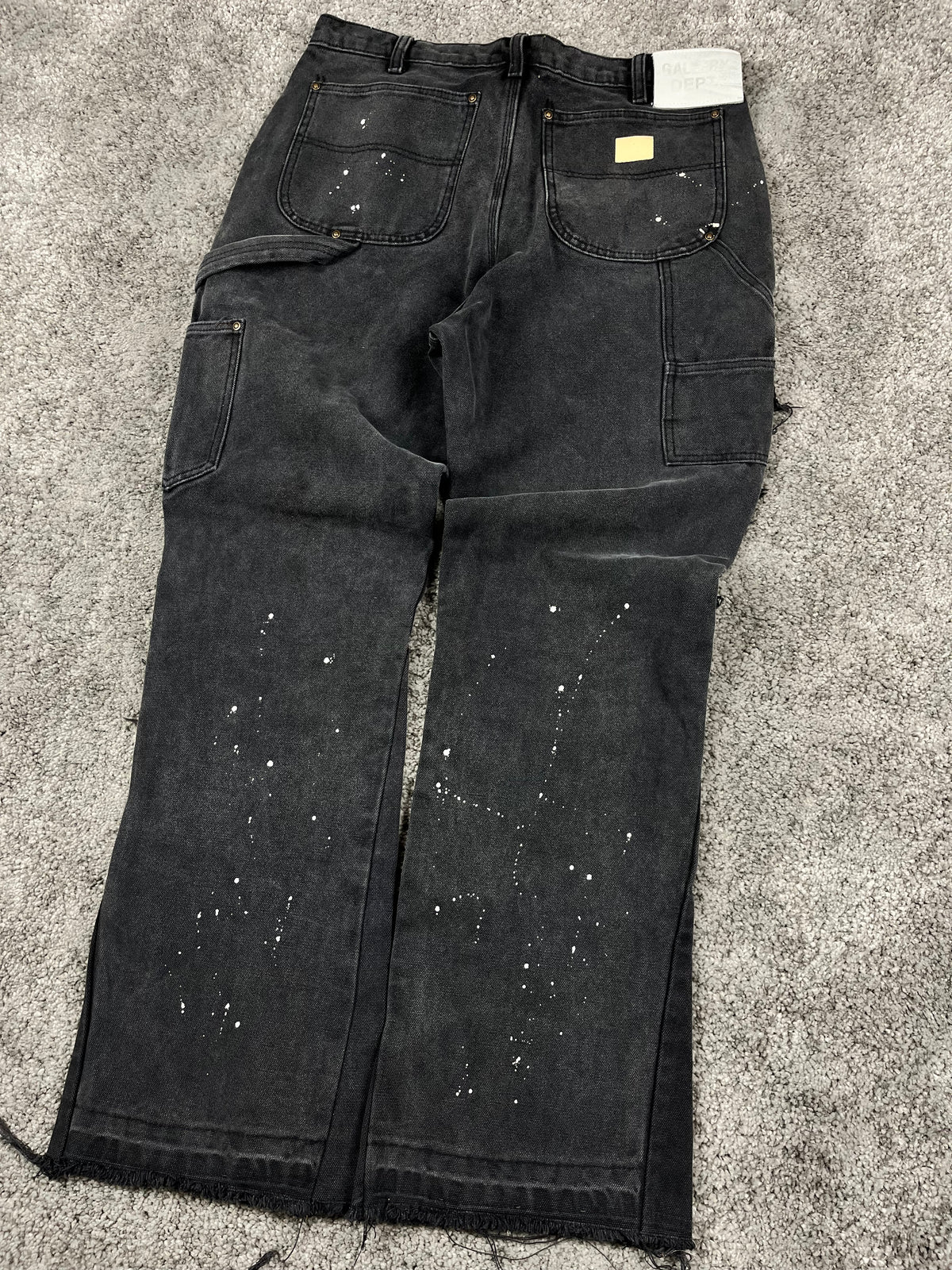 Gallery Dept. Flared Jeans Black "Paint & Patch Detail" (34/44)