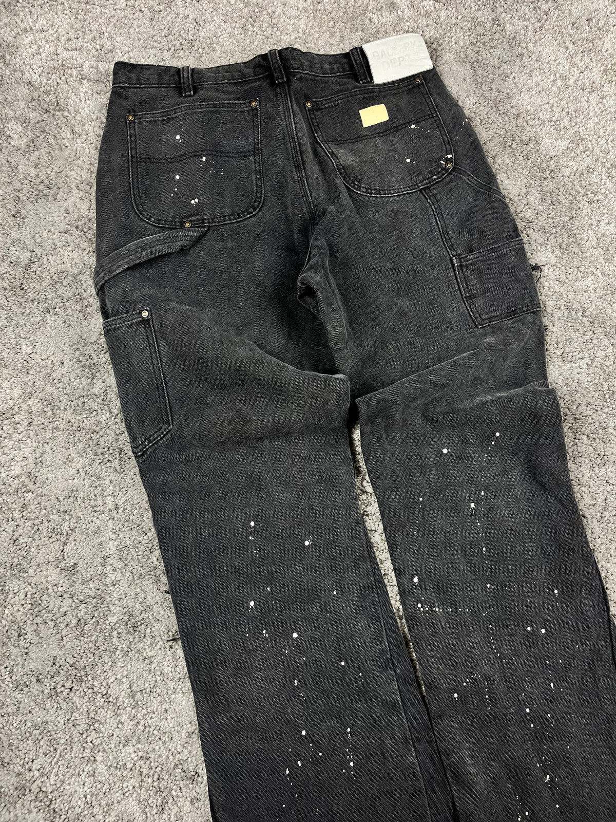 Gallery Dept. Flared Jeans Black "Paint & Patch Detail" (34/44)