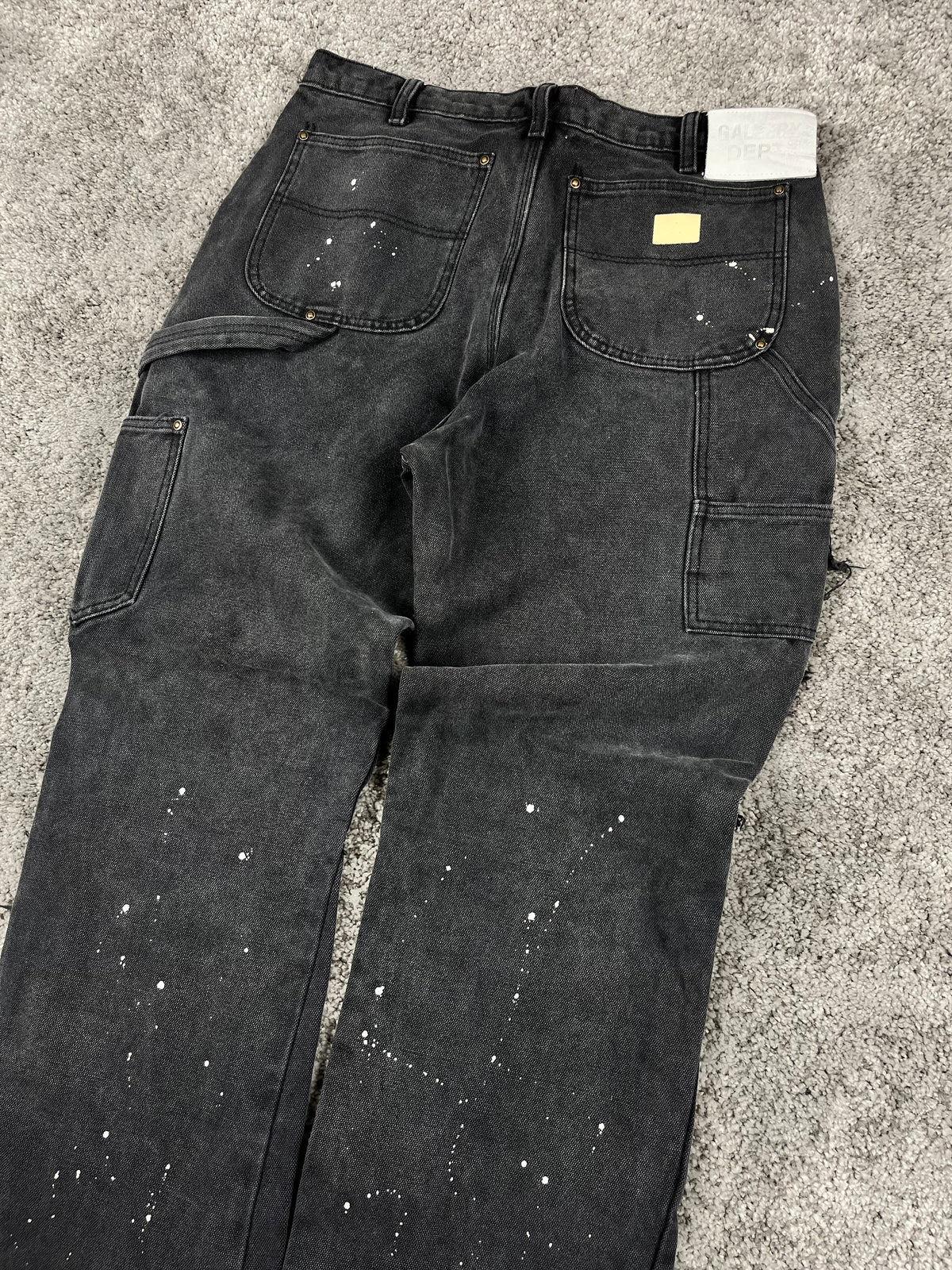 Gallery Dept. Flared Jeans Black "Paint & Patch Detail" (34/44)
