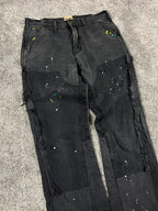 Gallery Dept. Flared Jeans Black "Paint & Patch Detail" (34/44)