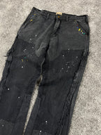 Gallery Dept. Flared Jeans Black "Paint & Patch Detail" (34/44)