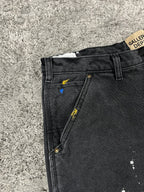 Gallery Dept. Flared Jeans Black "Paint & Patch Detail" (34/44)