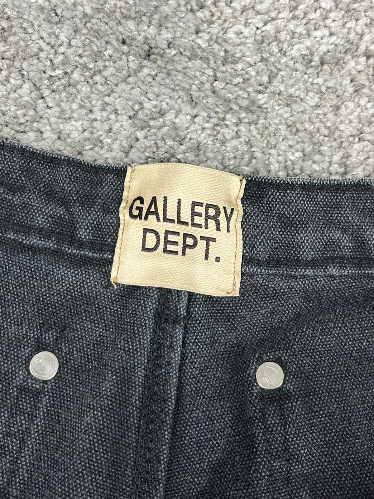 Gallery Dept. Flared Jeans Black "Paint & Patch Detail" (34/44)